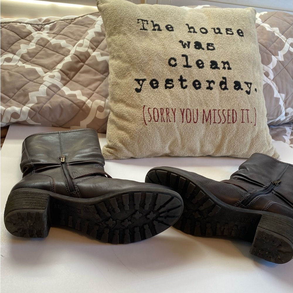 All leather Pikolinos brown boots, 38-7 - Picture 5 of 6